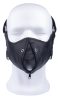 Premium leather mask with zipper – sensual mystery in wax