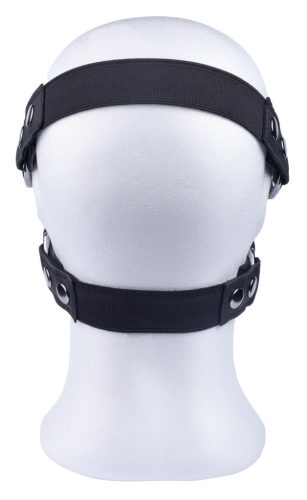 Premium leather mask with zipper – sensual mystery in wax