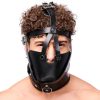 Premium Leather Mask for Slave Role Play