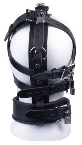 Premium Leather Mask for Slave Role Play