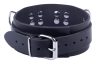 Premium black leather strap - for sensual pampering