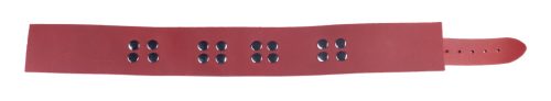 Premium red leather necklace – a sensual accessory