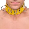Premium yellow leather necklace – a stylish and unique accessory