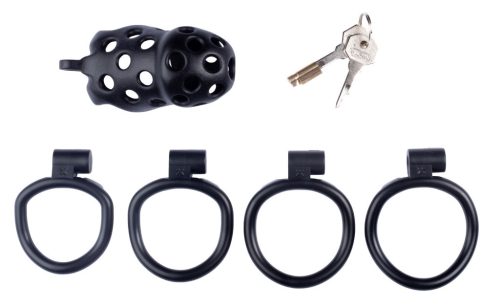 Dotty – premium chasity cage black 9.5 x 3.9 cm