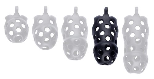 Dotty XL – Premium Men's Lock Tunnel 10 x 4 cm, Black