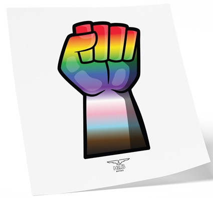 Ephemeral Tattoo GAY FORCE – timeless tattoo 10 x 15 cm