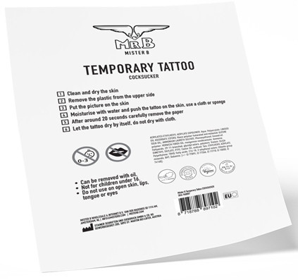 Ephemeral Tattoo – elegant temporary tattoo 10x15 cm