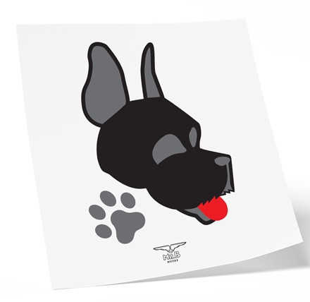 Ephemeral Puppy – temporary tattoo 10x15 cm