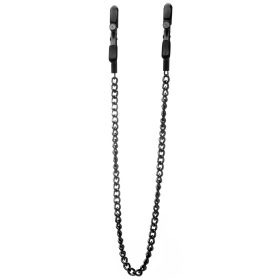 Nip Secrets – állítható mellbimbó csipeszek, fekete