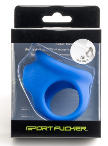 Ballstretcher – sensual testicular stretcher in blue