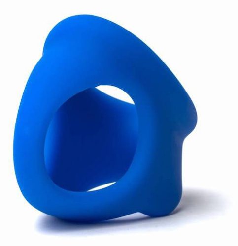 Ballstretcher – sensual testicular stretcher in blue