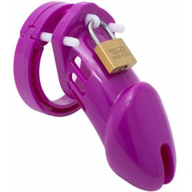 Bran – Premium Silicone Tying Cage Purple 9 x 3 cm