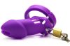 Bran – Premium Silicone Tying Cage Purple 9 x 3 cm