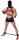 Adjustable metal rod with leather cuffs – 35-60 cm