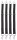 Adjustable Gangs Set of 4 with Carabiners, 1 m