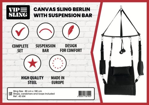 Berlin – premium textile swing set with rod