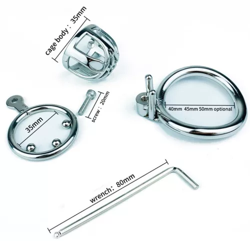 Trig Cage – metal self-retaining cage 4 x 3.5 cm