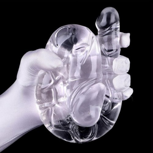 Transparent XL double – 19 x 5 cm, sensual experience