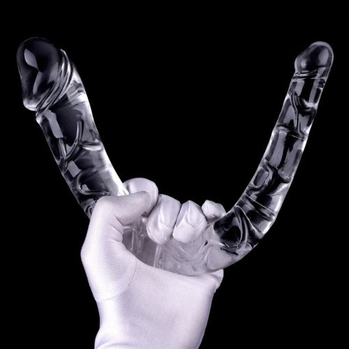 Transparent XL double – 19 x 5 cm, sensual experience