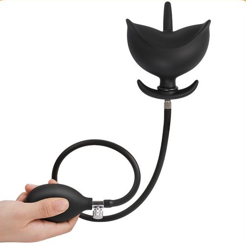 Prémium felfújható anális dugó – Lotus 8 x 4.5 cm