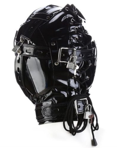 Sm No Sensor – glittering black mask made of premium material