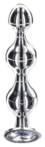 Jewel Diamond – stílusos gyöngy anális dugó M 10.5 x 2.5cm