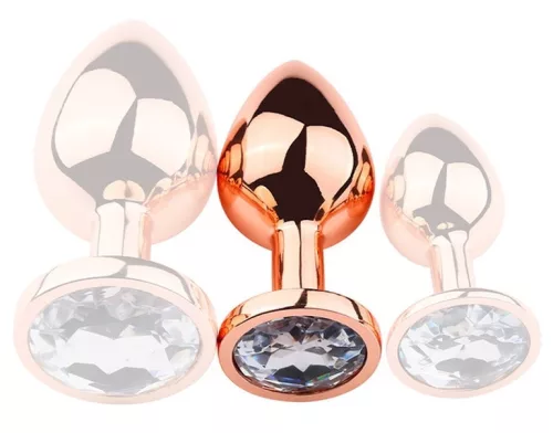 Bijou PinkyGold – translucent premium anal accessory