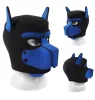 Puppy Neoprene – fekete-kék maszk kutyás dizájnnal
