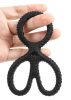 Soft ball stretching scissors – elegant black design