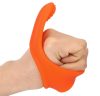 Tiki Dick Orange – soft testicle stretcher in premium style