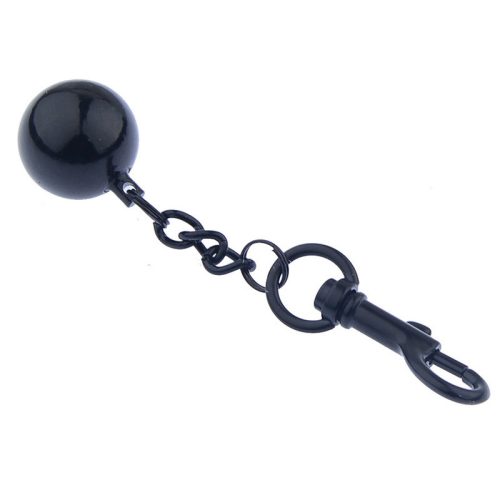 Premium Metal Testicle Stretcher - M 32mm, 20mm high, 435g, black