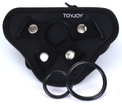 Strap-On Get Real – fekete dildós öv harnesz