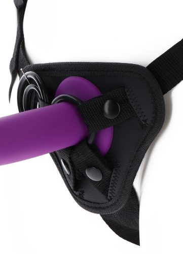 Strap-On Get Real – fekete dildós öv harnesz