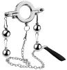 Metal testicular stretcher with 4 balls - 300g premium experience