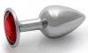 Bijou – silver-red 6 x 2.6 cm