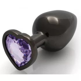 Bijou Heart Gem M – Premium, Black-Purple 7 x 3.3 cm