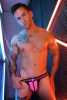 Breedwell Daycrawler – stylish black-pink jockstrap