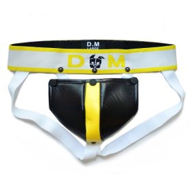 Jockstrap Neo Dungeon – Black and Yellow Premium Support