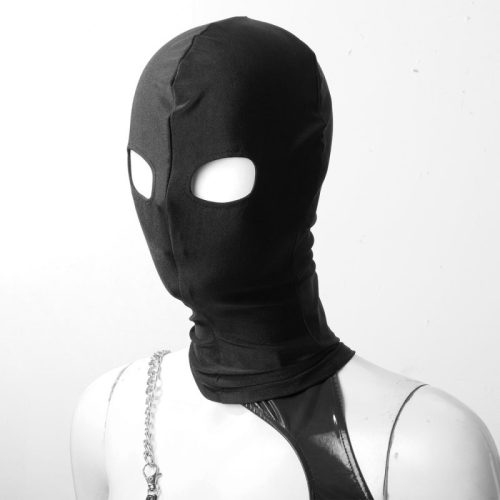 Open n°2 Black – fashionable balaclava with zipper