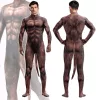 Wolf costume - brown overalls for sensual experiences