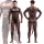 Wolf costume - brown premium overalls