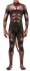 Wolf costume - brown premium overalls