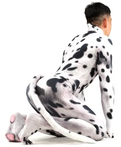 Dalmatian Dog Costume – Premium Black and White Cosplay Costume