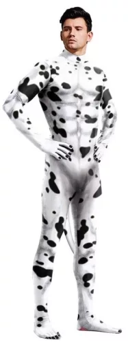 Dalmatian Dog Costume – Black and White Cosplay Outfit