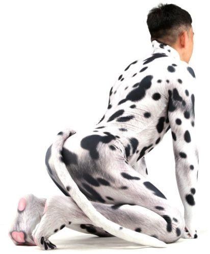 Dalmatian dog cosplay costume – black and white style