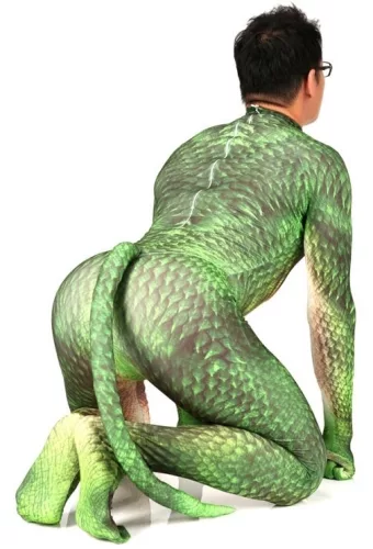 DRAGON Green – green lizard cosplay costume