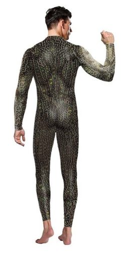 Green Snake – premium reptilian costume overalls