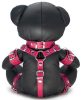 Bendy – premium BDSM teddy bear made of soft leather, pink