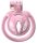 Chastity Cage Belia – Pink, Premium Locking Kit