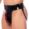 Xrub – black-red latex with jockstrap zipper